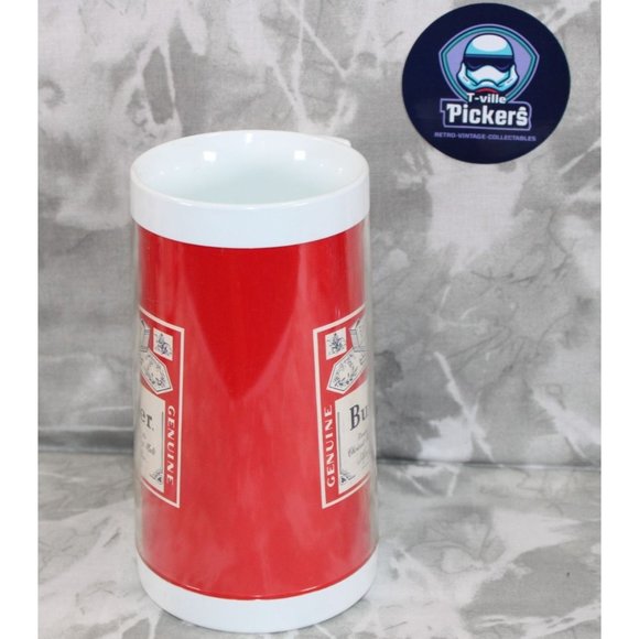 Vintage 70s USA Made Thermo-Serv Budweiser Logo Beer Sign Beer Mug Stein Plastic - Picture 5 of 6